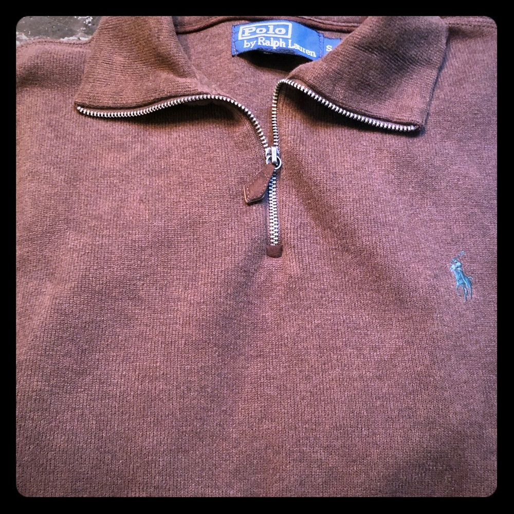 Ralph Lauren Men’s ZIP Neck Sweater. Size S